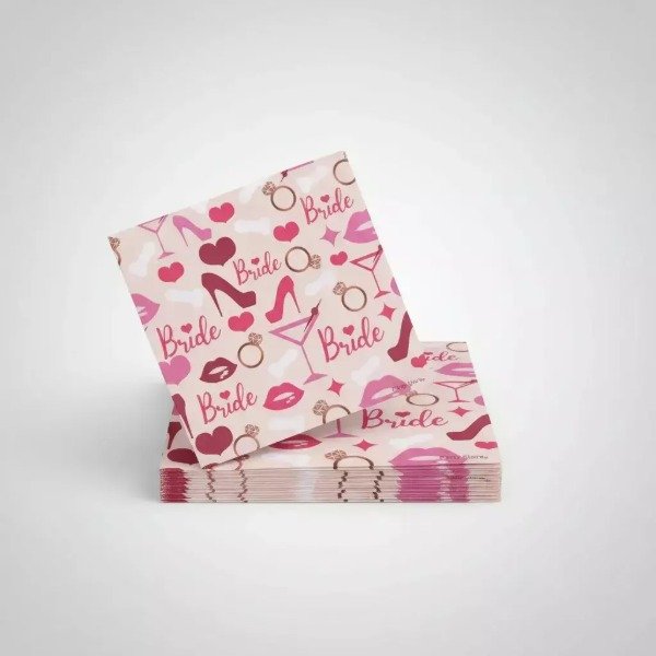 Producto - SERVILLETA DE PAPEL DESPEDIDA DE SOLTERAS 25x25cm x 20 unidades
