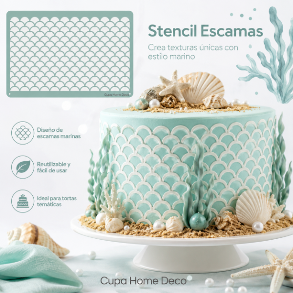 Producto - Stencil escamas
