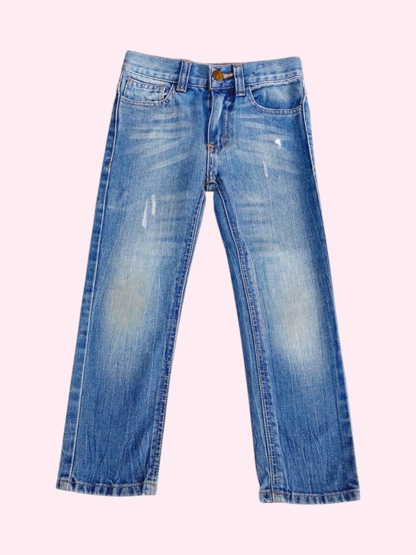 Producto - Jean azul claro con roturas Baby Cottons 4 años