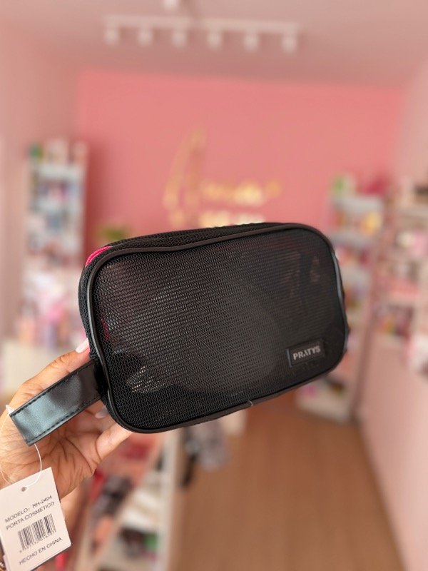 Producto - NECESER NEGRO Y FUCSIA