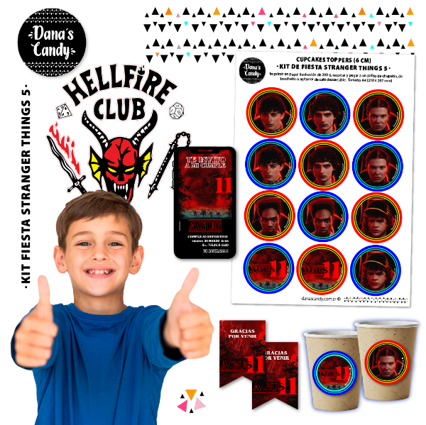 Producto - Kit Imprimible Fiesta Stranger Things ST5