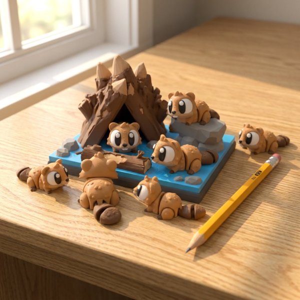 Producto - Castor con Refugio del Rio - 2