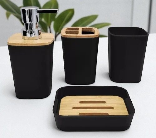 Producto - Set 4 Piezas Bambu N - 1