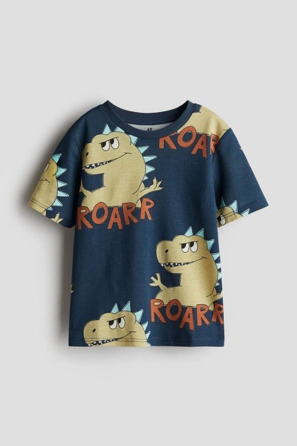 Producto - HyM. Remera algodón dinos