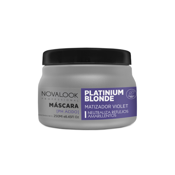 Producto - MASCARILLA PLATINIUM BLONDE - MATIZADOR VIOLET x250gr NOVALOOK