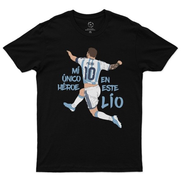 Producto - Remera "Lionel Messi" Héroe en este Lio - 1