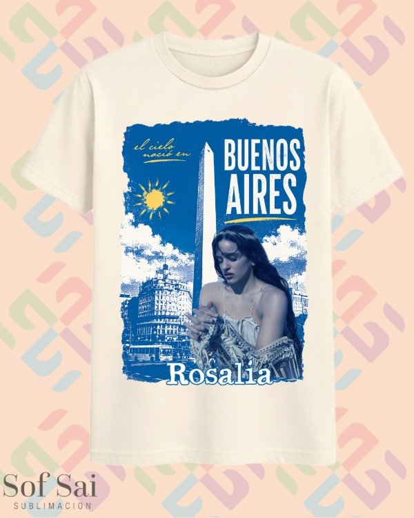 Remera Buenos Aires Rosalia — imagen 3