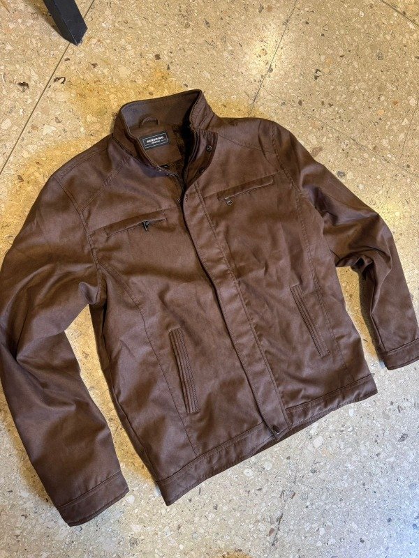 Producto - Jacket chocolate gamuza
