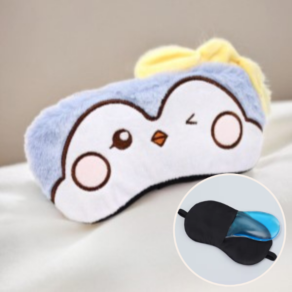 Producto - Antifaz con gel frio - Pingüino