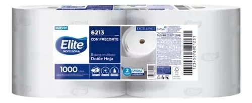 Producto - Bobina Elite 2x300m Doble Hoja 1000 usos (6213)