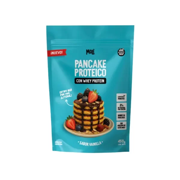 Producto - MOLE PANCAKE PROTEICO WHEY 450G - 0