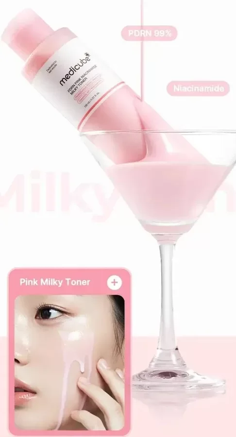Producto - Tonico Facial Lechoso Medicube PDRN Pink Niacinamide Milky Toner 150ml. ORIGINAL - 3