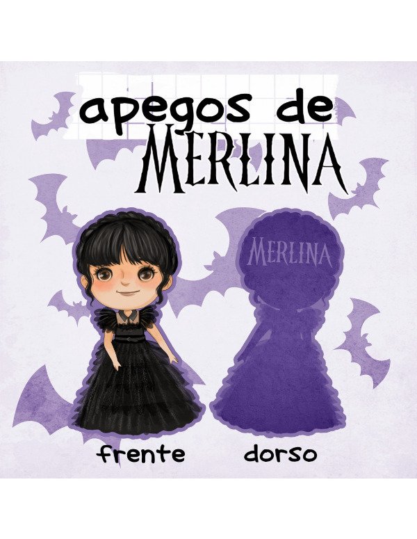 Producto - Muñeco Almohada Apego Personalizado Merlina #1