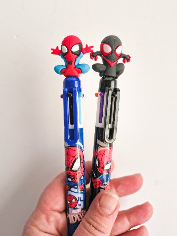 Producto - Lapicera 6 colores Spiderman