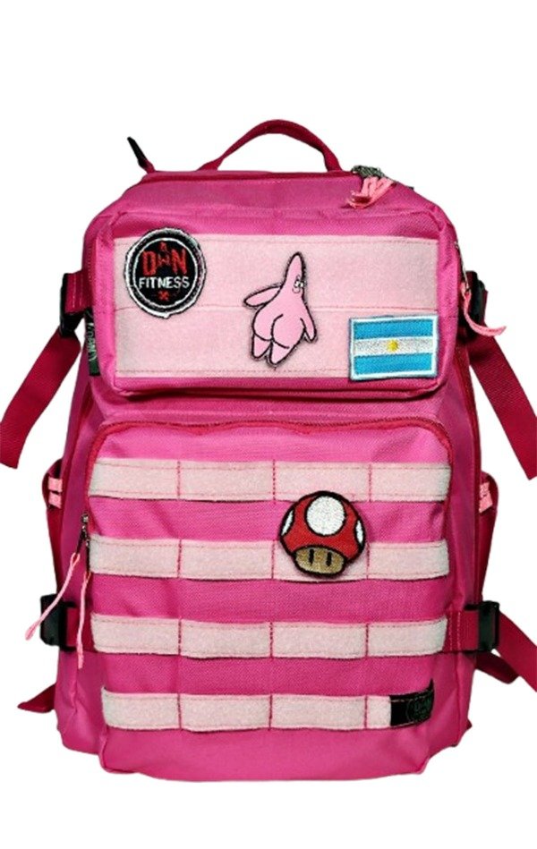 Producto - Mochila Tactica Militar 40 Lts Rosa Crossfit Fitness