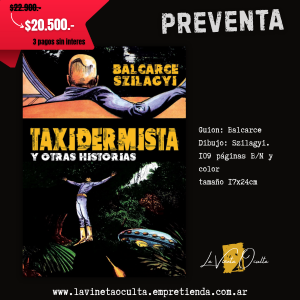 Producto - (Preventa) Taxidermista y otras historias - Silvestre Szilagyi y Emilio Balcarce