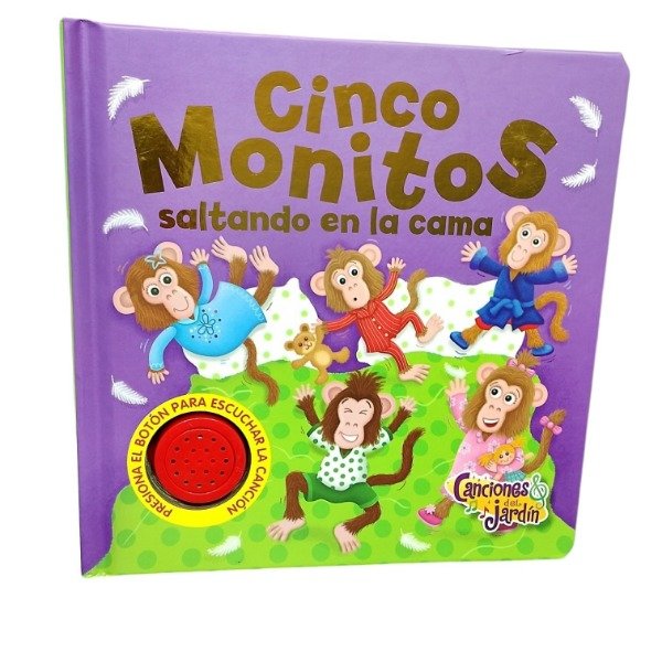 Producto - CINCO MONITOS SALTANDO EN LA CAMA - CANCIONES DEL JARDÍN