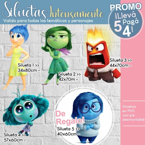 Producto - PROMO 5x4 Siluetas Intensamente