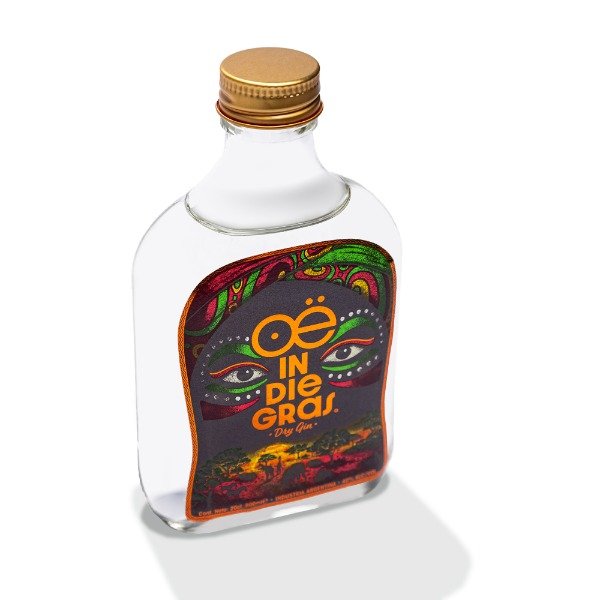 Producto - Oë In Die Gras Dry Gin Petaca 200ml