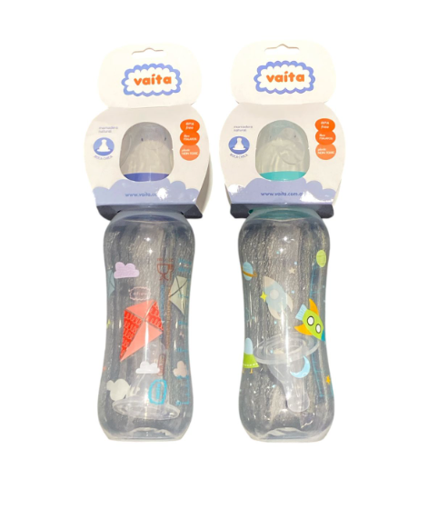 Producto - Mamadera Vaita Natural Decorada 250ml cod 3032 (consultar modelo disponible)