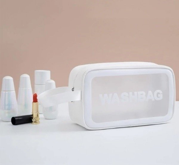 Producto - Portacosmetico wash Mediano Blanco