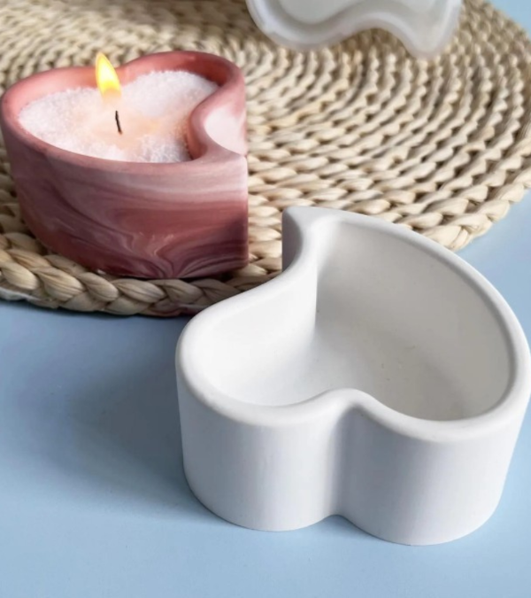 Producto - Molde Portavela/Maceta Corazón