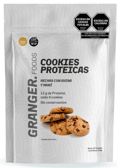Producto - Cookies Proteicas Granger Foods