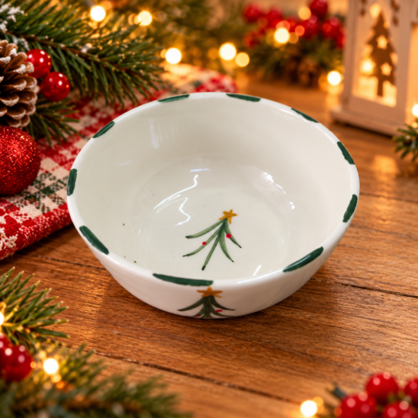 Producto - Bowl Ceramica Premium Navidad Verde