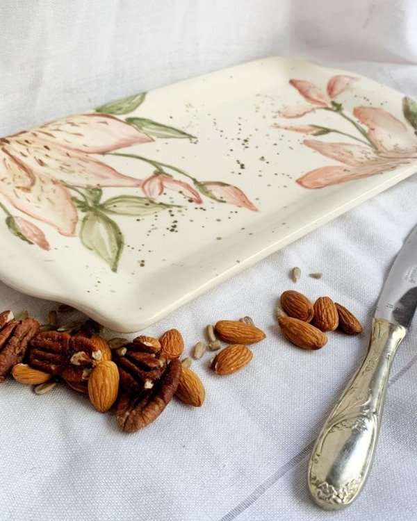 Producto - Fuente budinera con flor del palo borracho