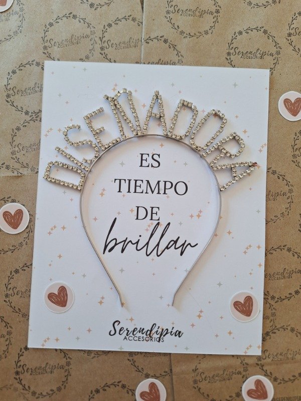 Producto - Vincha de strass "DISEÑADORA"