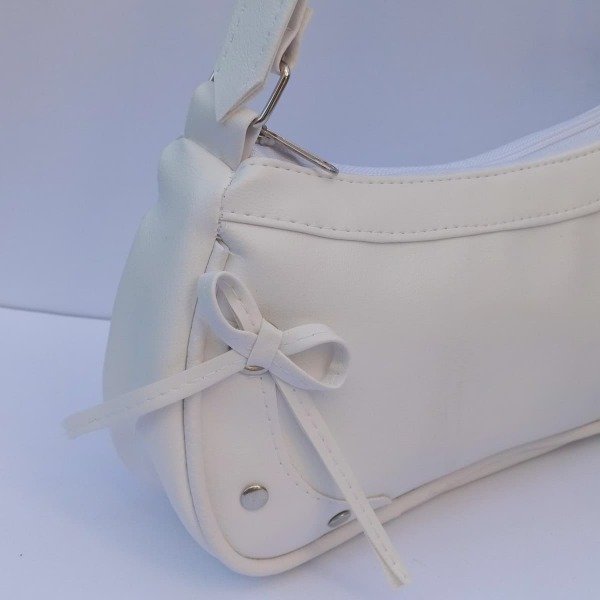 Producto - Mini Bag Butter de Hombro con Moños y Tachas de Eco Cuero - 1