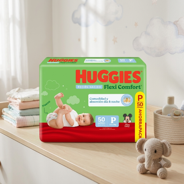 Producto - Huggies Flexi Confort (verde) P 50 unid