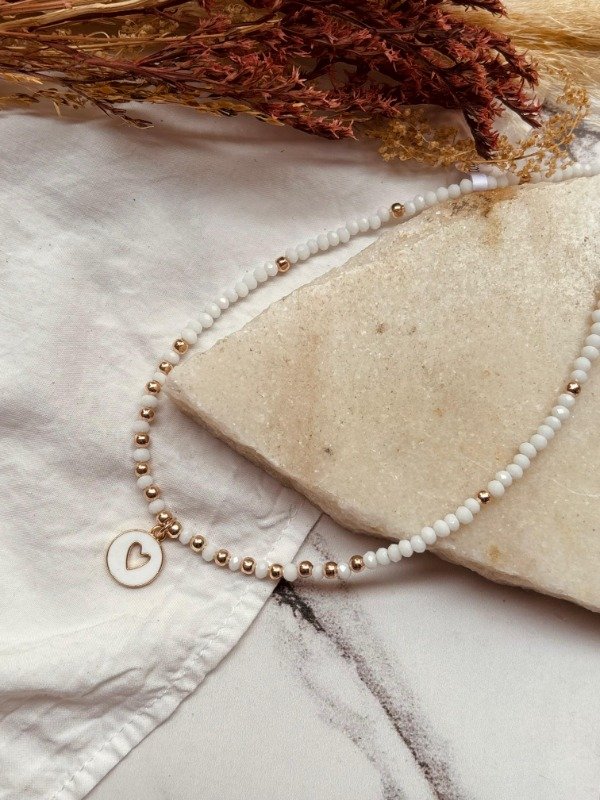 Producto - COLLAR WHITE HEART