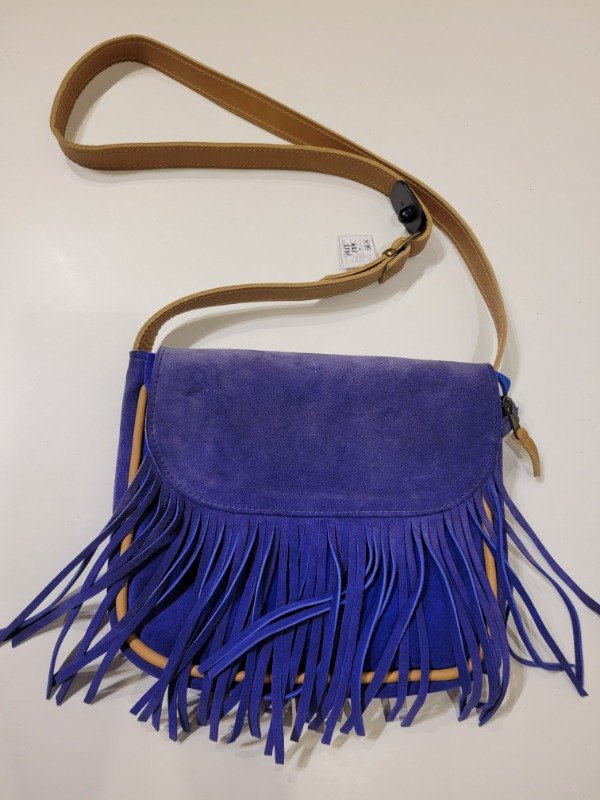 Producto - Cartera LAS RICARDAS nobuck azul - PRECIO: 36X