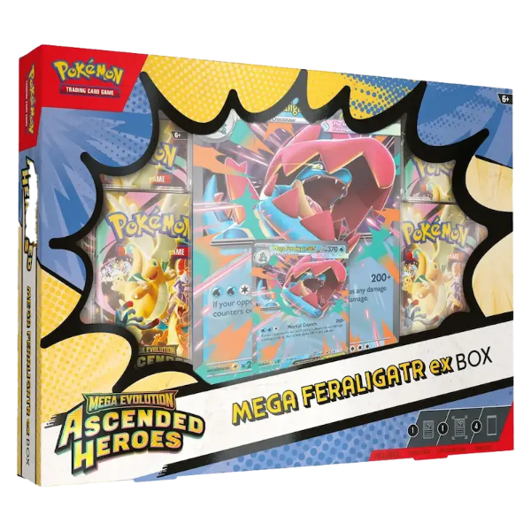 Producto - Pokémon TCG Mega Feraligatr Ex
