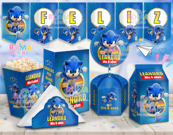 Producto - Kit imprimible Sonic