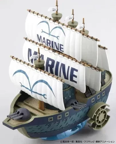 Producto - Figura barco tipo model kit Marine Warship - One Piece