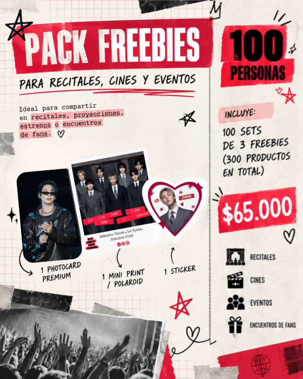 Producto - PACK DE  FREEBIES FEST