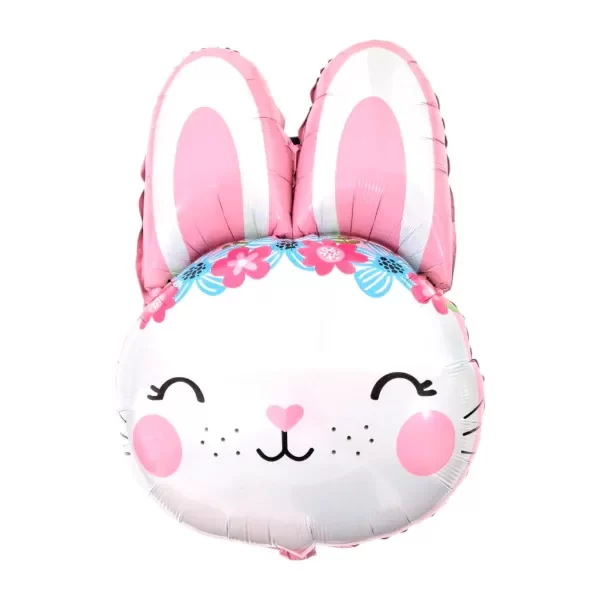 Producto - Globo Coneja con Flores rosa