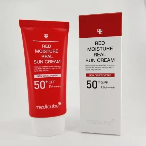 Producto - Protector Solar Piel Acne  - Medicube Red Moisture Real Sun Cream SPF50+ 50ml. - 1