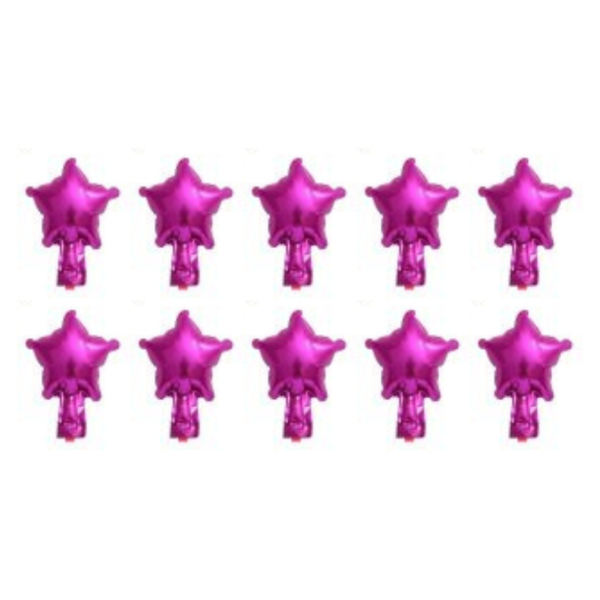 Producto - Globo mini estrella 5" color fucsia x10un