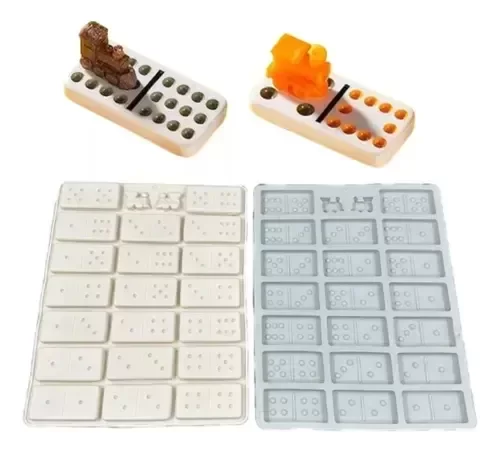 Producto - Molde silicona domino más mini trencitos - 5