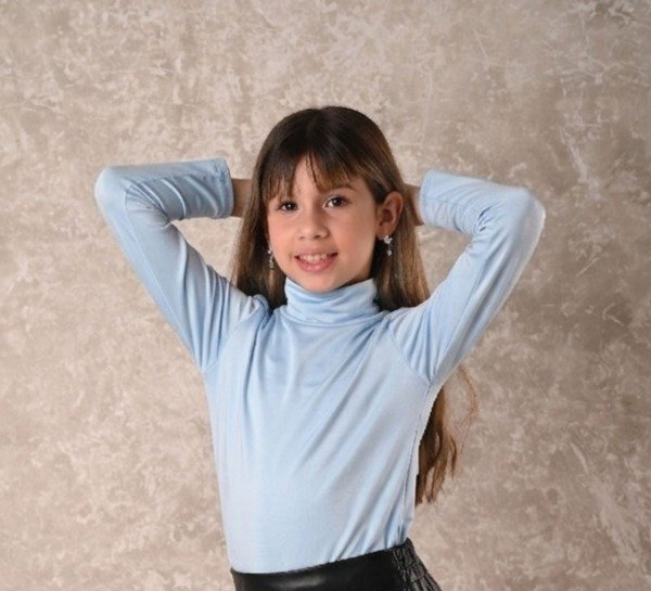 Producto - M.Polera Segunda Piel Celeste Teens(KMP4)