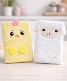 Producto - Cuaderno con funda de peluche