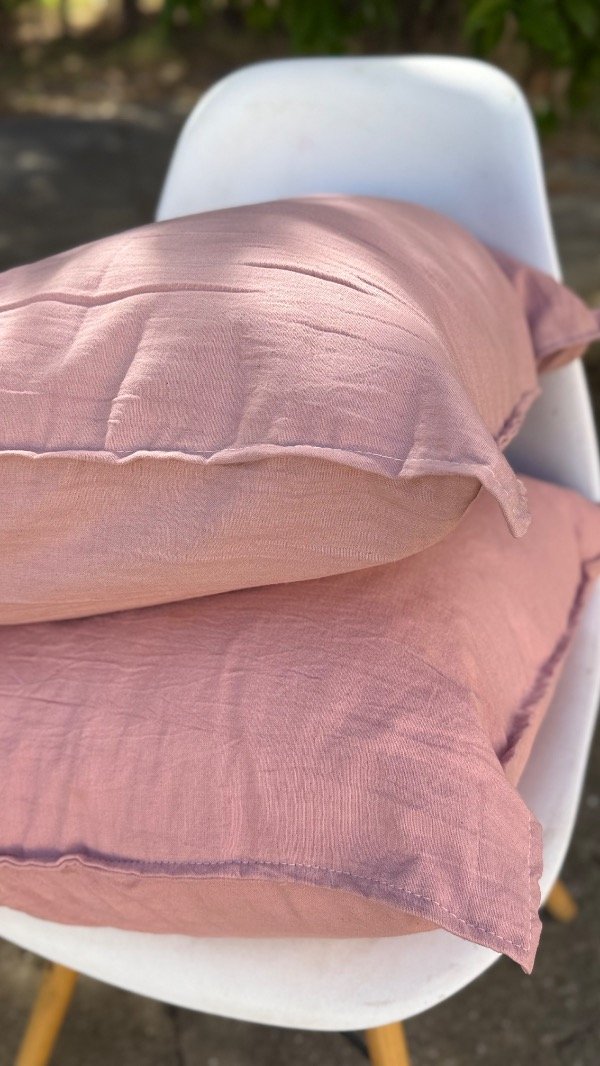 Producto - Almohadón Rosa Viejo Tusor - 2