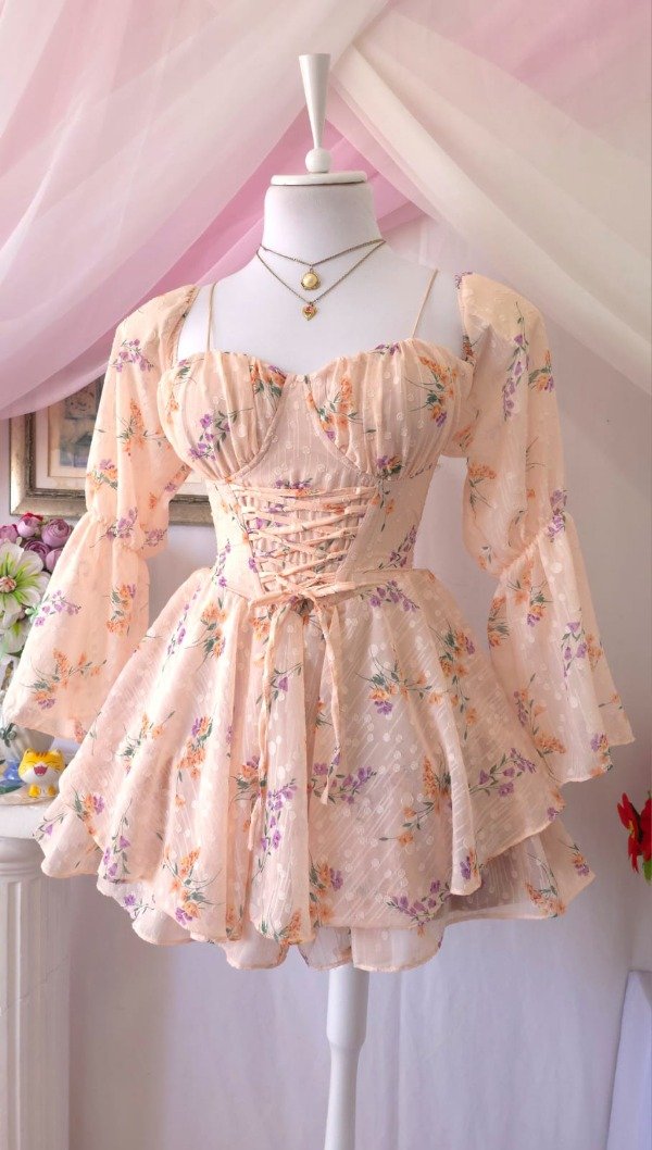 Producto - Vestido Coquette Lia Rosa Nude!  IMPORTADO NUEVO