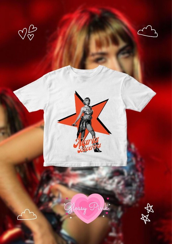 Producto - Baby Tee Maria Becerra Star - DTF