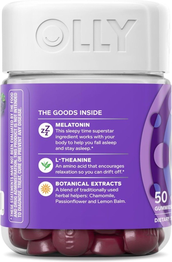 Producto - OLLY Gomitas para dormir 3mg melatonina (50 gomitas) - 10