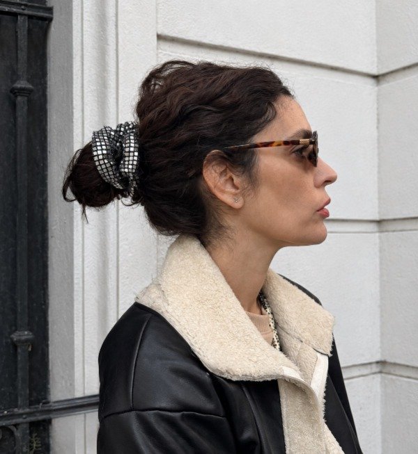 Producto - Scrunchie Silver - 2