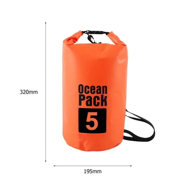 Producto - BOLSO ESTANCO 5 LITROS NARANJA